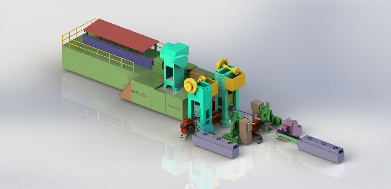 小型軸承套圈多工位自動套鍛生產線